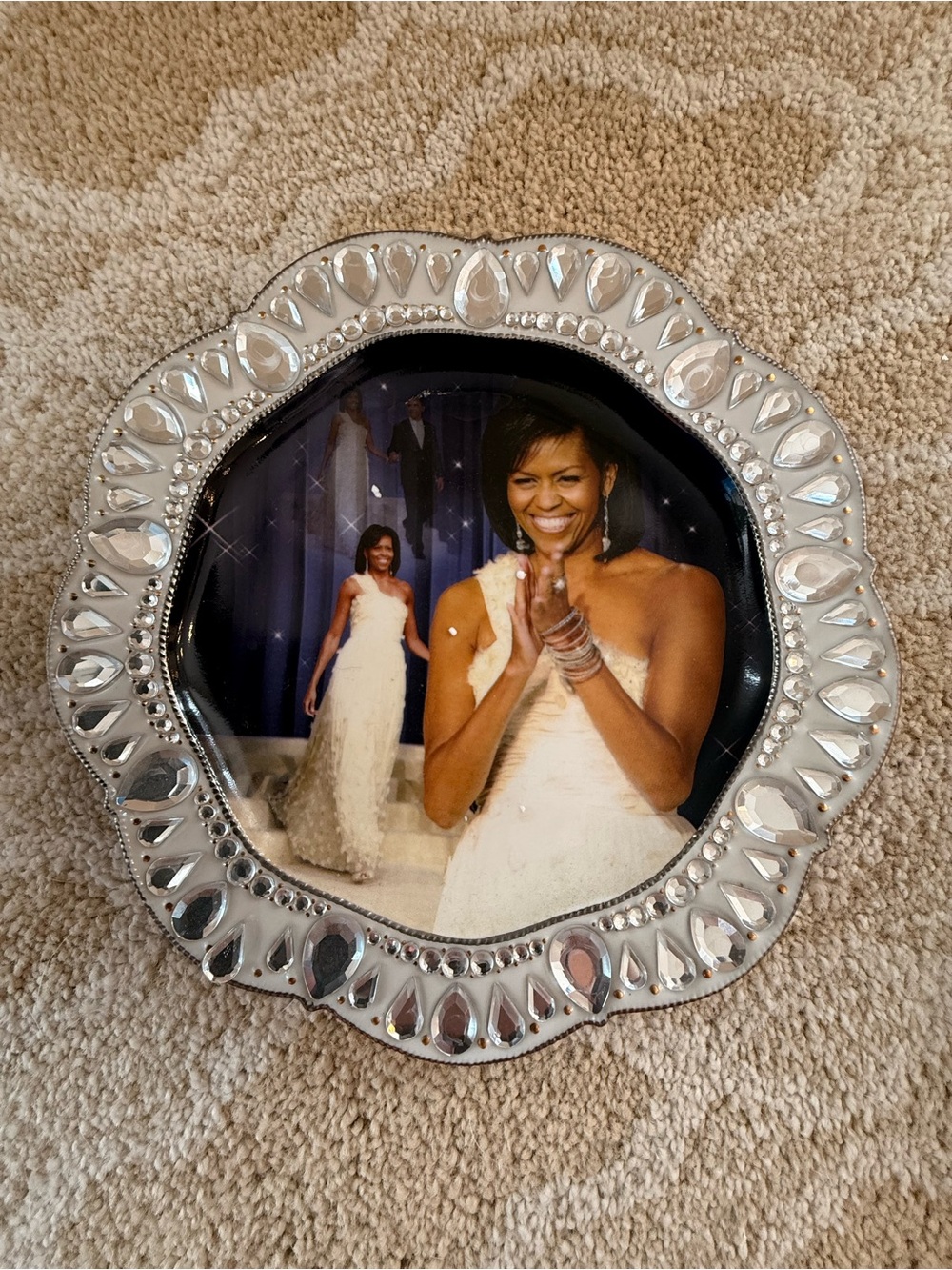 The Bradford Exchange Michelle Obama Collector Plate-“Inaugural Events”